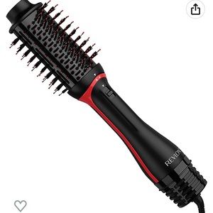 Revlon One-Step Volumizer PLUS 2.0 Hair Dryer and Hot Air Brush, Black